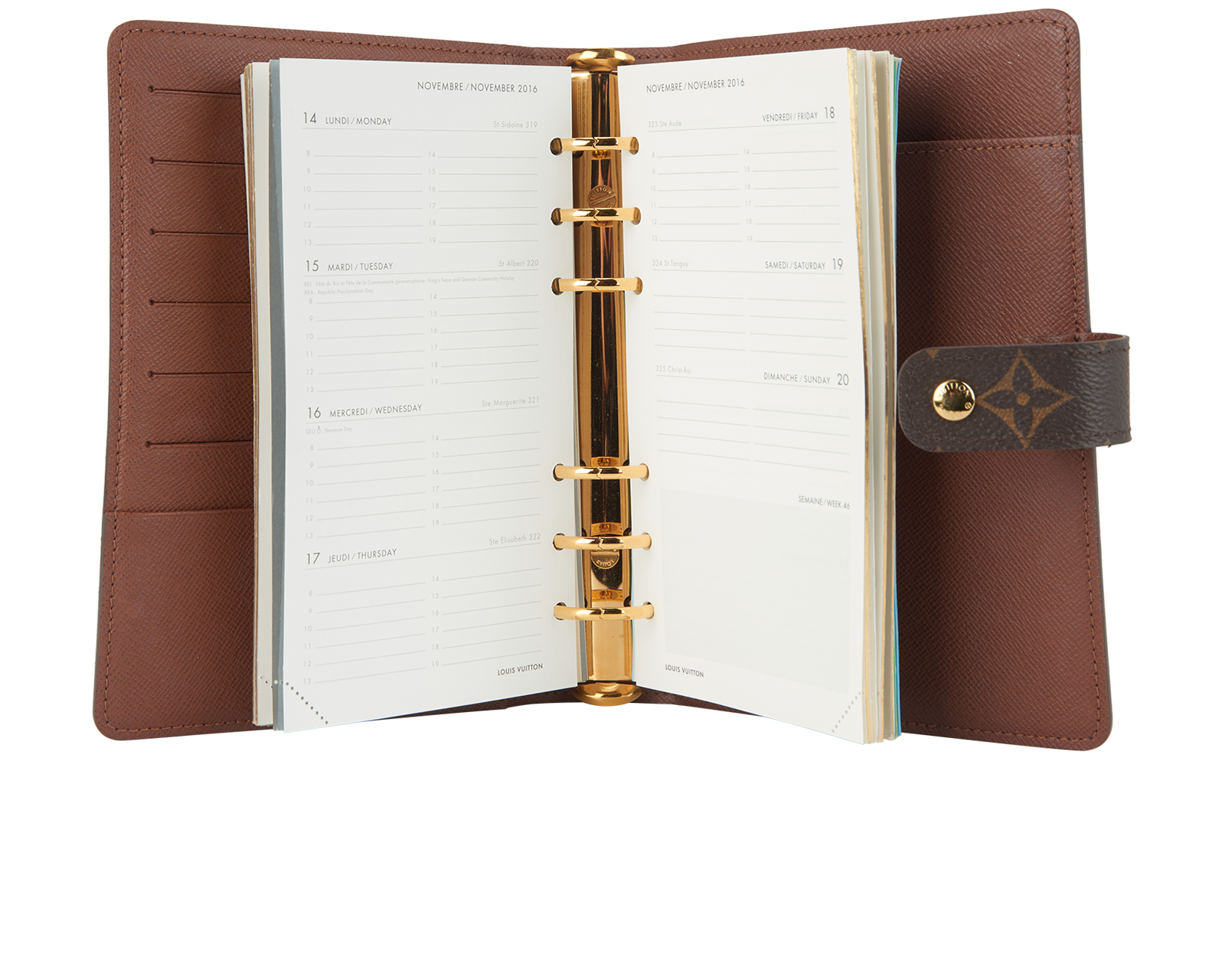 Louis Vuitton Agenda Cover MM, &pound;320, Accessories, Brown, Canvas, Other view